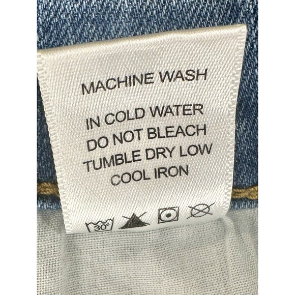 Judy Blue Straight Fit Stretchy Distressed Jeans Raw Hem Size 22W EUC!! - Picture 7 of 7